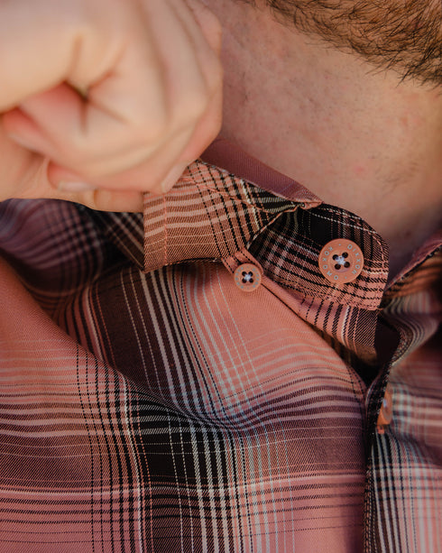 KOKOMO BAMBOO SHORT SLEEVE BUTTON UP - MENS